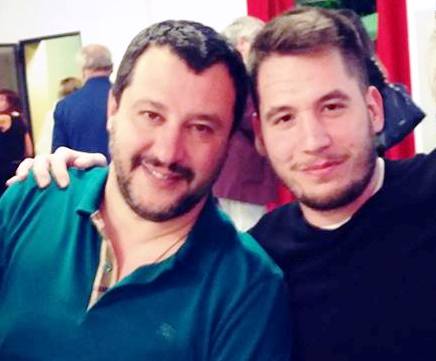 MATTEO SALVINI CON MANUEL IMBERTI